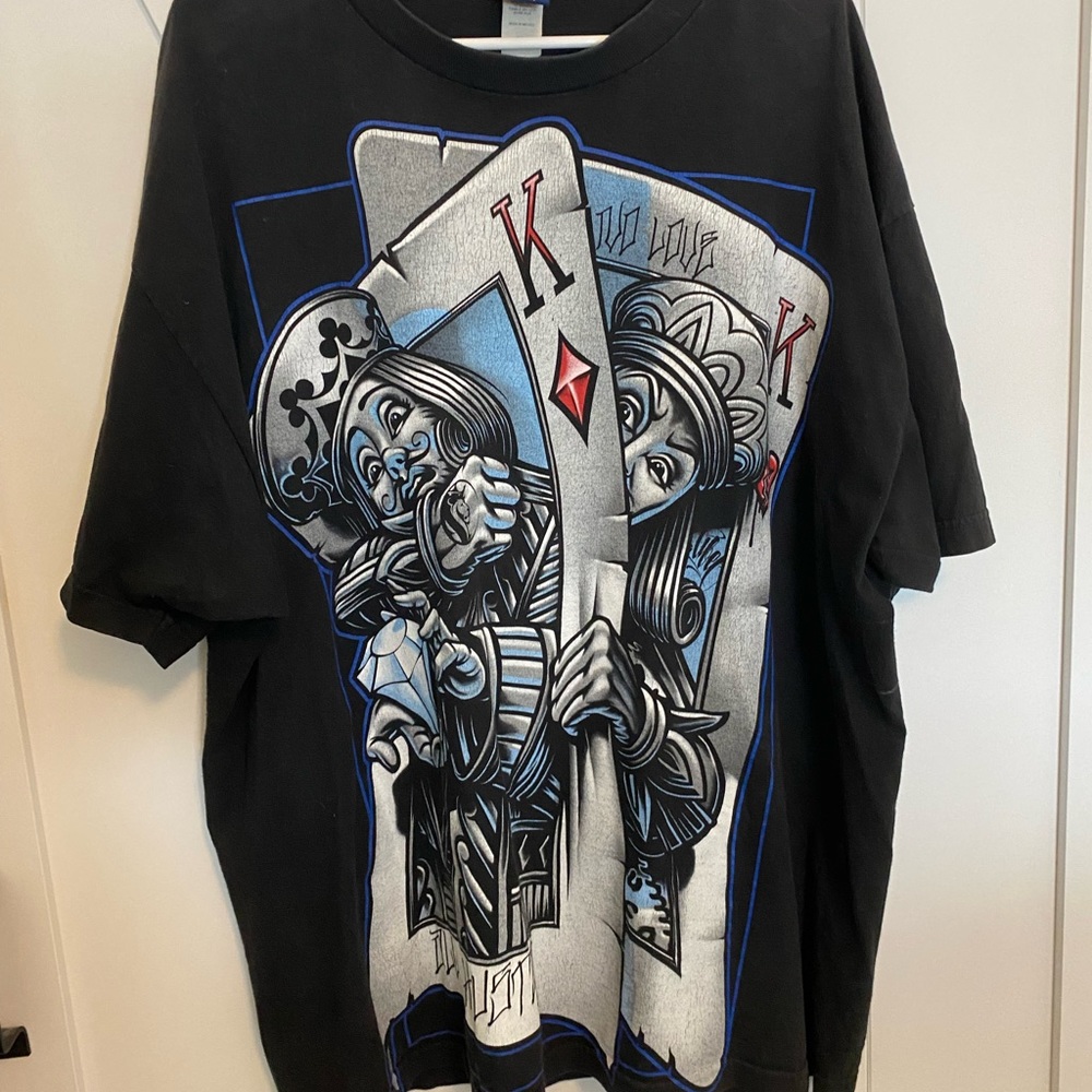 Men's 2XL OG ABEL Short Sleeve Tshirt Cards Design with Kings